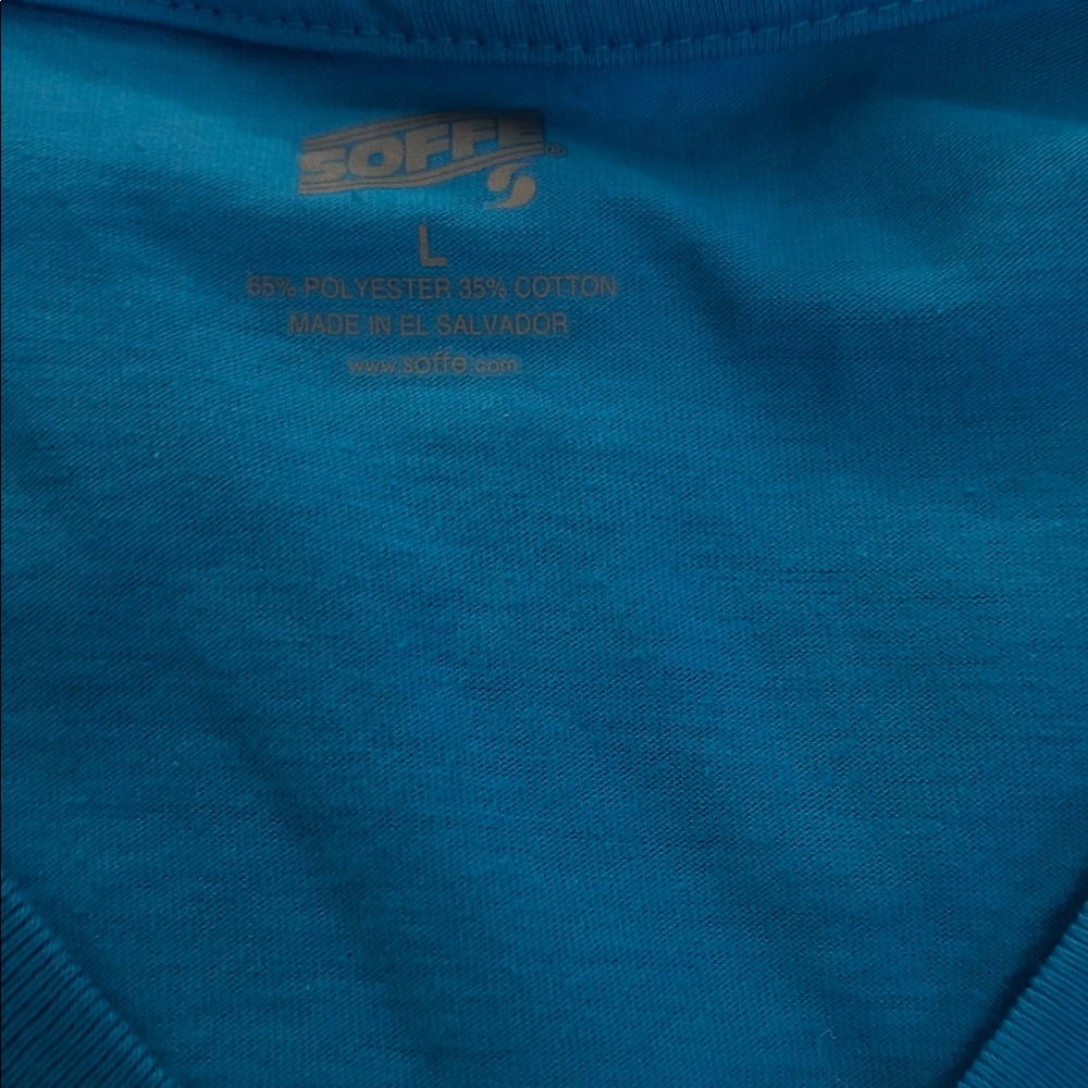 Soffe Blue V-Neck Tee